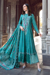 Maria B Luxury Embroidered Linen Collection D-05