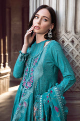 Maria B Luxury Embroidered Linen Collection D-05