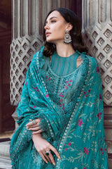 Maria B Luxury Embroidered Linen Collection D-05
