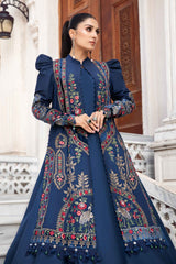 Maria B Luxury Embroidered Linen Collection D-09