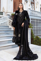 Maria B Luxury Embroidered Linen Collection D-11