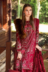 Maria B Luxury Embroidered Linen Collection D-12