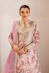 Fleur - Embroidered Printed Chiffon By Alizeh