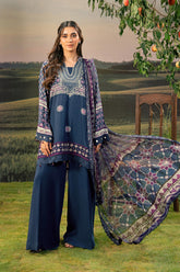 M Basic Unstitched Embroidered Arabic Lawn By Maria B