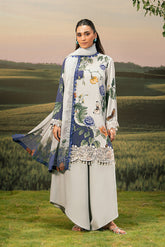 M Basic Unstitched Embroidered Arabic Lawn By Maria B