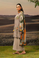 M Basic Unstitched Embroidered Arabic Lawn By Maria B