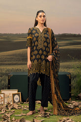 M Basic Unstitched Embroidered Arabic Lawn By Maria B