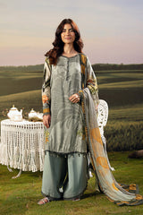 M Basic Unstitched Embroidered Arabic Lawn By Maria B