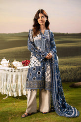 M Basic Unstitched Embroidered Arabic Lawn By Maria B
