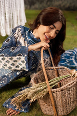 M Basic Unstitched Embroidered Arabic Lawn By Maria B