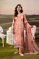 M Basic Unstitched Embroidered Arabic Lawn By Maria B