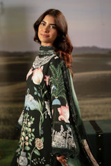 M Basic Unstitched Embroidered Arabic Lawn By Maria B