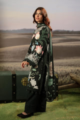 M Basic Unstitched Embroidered Arabic Lawn By Maria B