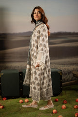 M Basic Unstitched Embroidered Arabic Lawn By Maria B