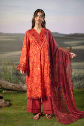 M Basic Unstitched Embroidered Arabic Lawn By Maria B