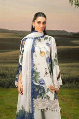 M Basic Unstitched Embroidered Arabic Lawn By Maria B