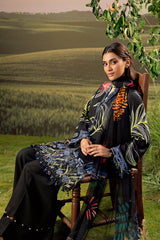 M Basic Unstitched Embroidered Arabic Lawn By Maria B