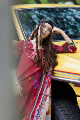 Mirasol Unstitched Printed Cambric By Mushq Hemline