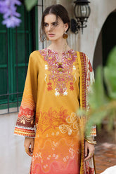 Mirasol Unstitched Printed Cambric By Mushq Hemline