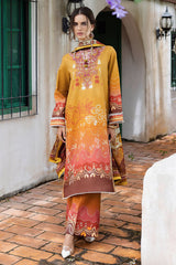 Mirasol Unstitched Printed Cambric By Mushq Hemline