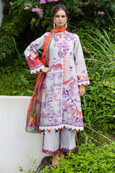 Mirasol Unstitched Printed Cambric By Mushq Hemline