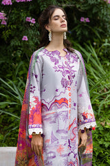 Mirasol Unstitched Printed Cambric By Mushq Hemline