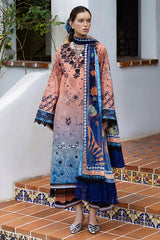 Mirasol Unstitched Printed Cambric By Mushq Hemline