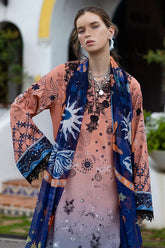 Mirasol Unstitched Printed Cambric By Mushq Hemline