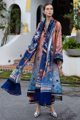 Mirasol Unstitched Printed Cambric By Mushq Hemline