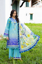 Mirasol Unstitched Printed Cambric By Mushq Hemline