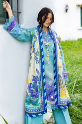 Mirasol Unstitched Printed Cambric By Mushq Hemline