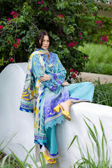 Mirasol Unstitched Printed Cambric By Mushq Hemline