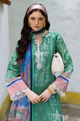 Mirasol Unstitched Printed Cambric By Mushq Hemline