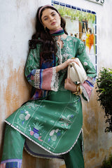 Mirasol Unstitched Printed Cambric By Mushq Hemline