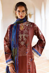 Mirasol Unstitched Printed Cambric By Mushq Hemline