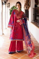 Mirasol Unstitched Printed Cambric By Mushq Hemline