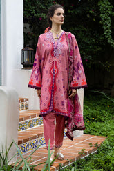 Mirasol Unstitched Printed Cambric By Mushq Hemline