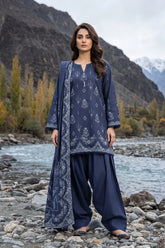 Lakhany 03 Piece Unstitched Printed Pashmina '26
