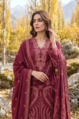 Lakhany 03 Piece Unstitched Printed Pashmina '26