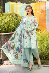 Maria B M Basic Unstitched 3 Piece Lawn 25