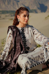 M Basic Unstitched Printed Linen By Maria B