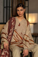 M Basic Unstitched Printed Linen By Maria B