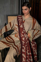 M Basic Unstitched Printed Linen By Maria B