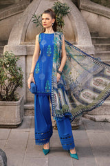 M Prints 3 Piece Unstitched Printed Cambric Suit By Maria B 24