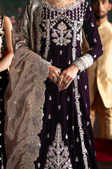Mushq Niloufer Embroidered Velvet Collection 02