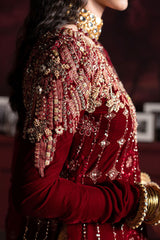 Mushq Niloufer Embroidered Velvet Collection 08