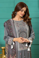 Mulberry Luxury Embroidered Slub By Rashid Textile