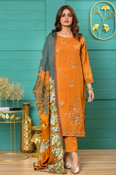 Mulberry Luxury Embroidered Slub By Rashid Textile