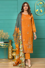 Mulberry Luxury Embroidered Slub By Rashid Textile