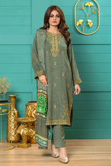 Mulberry Luxury Embroidered Slub By Rashid Textile